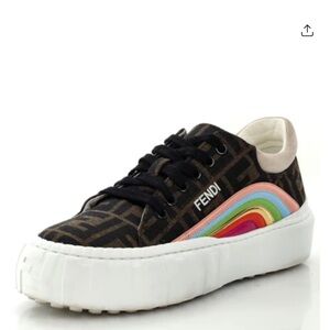 Fendi rainbow low top sneaker